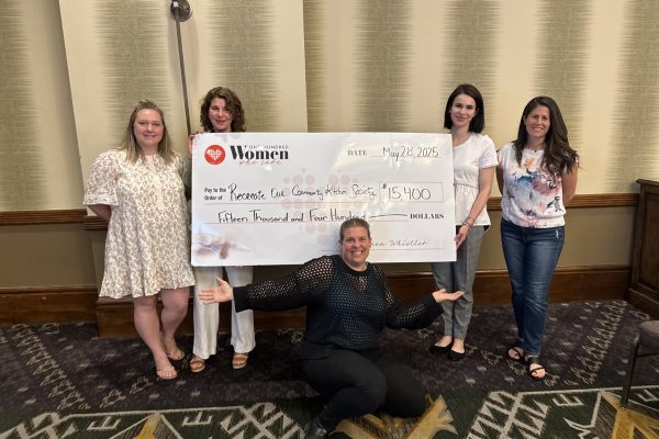 Cheque Presentation - Whistler ROCKS
